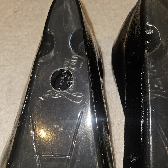 AEROSOLES Black Patent Loafers Style Mr. Softee - Picture 3 of 5